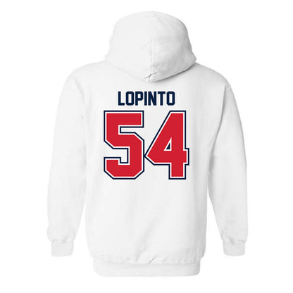 Robert Morris - NCAA Football : Jake Lopinto - Classic Shersey Hooded Sweatshirt-1