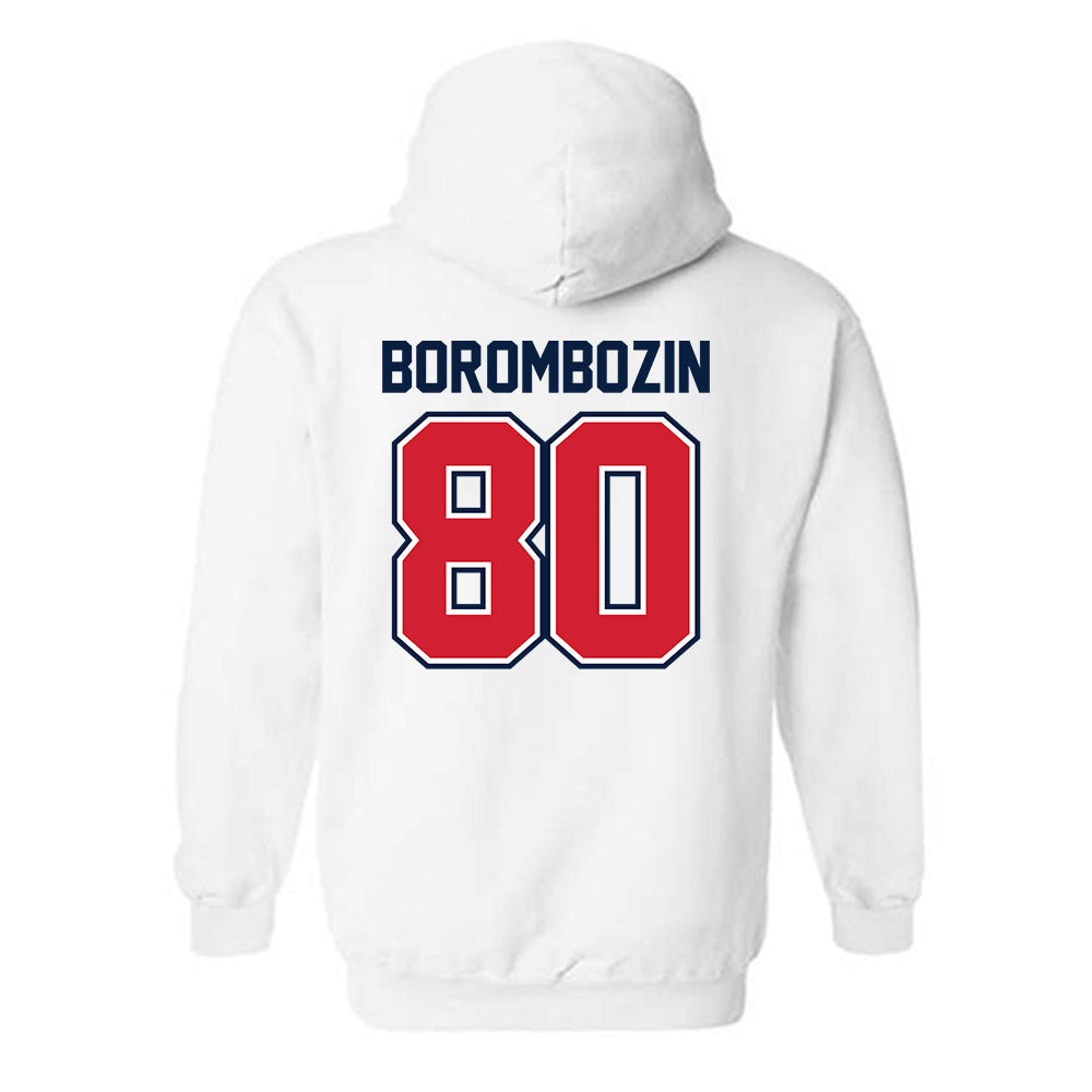 Robert Morris - NCAA Football : Tyler Borombozin - Classic Shersey Hooded Sweatshirt-1