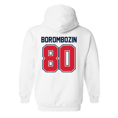 Robert Morris - NCAA Football : Tyler Borombozin - Classic Shersey Hooded Sweatshirt-1