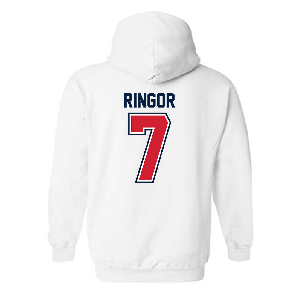 Robert Morris - NCAA Women's Ice Hockey : Rowyn Ringor - Classic Shersey Hooded Sweatshirt-1
