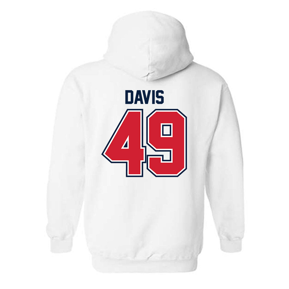 Robert Morris - NCAA Men's Lacrosse : Cristian Davis - Classic Shersey Hooded Sweatshirt-1