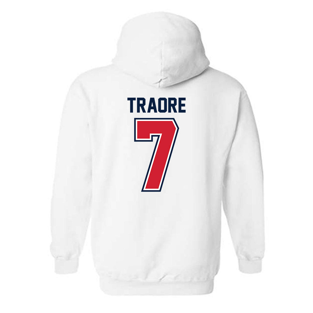Robert Morris - NCAA Women's Basketball : Myriam Traore - Classic Shersey Hooded Sweatshirt-1