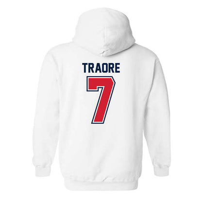 Robert Morris - NCAA Women's Basketball : Myriam Traore - Classic Shersey Hooded Sweatshirt-1