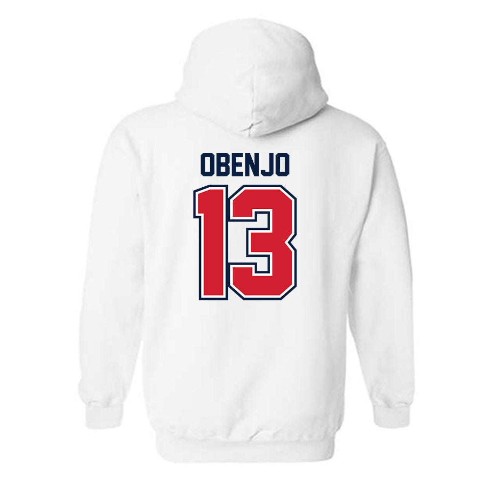 Robert Morris - NCAA Men's Basketball : Samuel Obenjo - Classic Shersey Hooded Sweatshirt-1