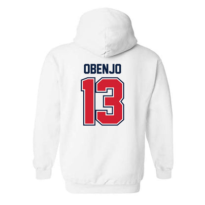 Robert Morris - NCAA Men's Basketball : Samuel Obenjo - Classic Shersey Hooded Sweatshirt-1