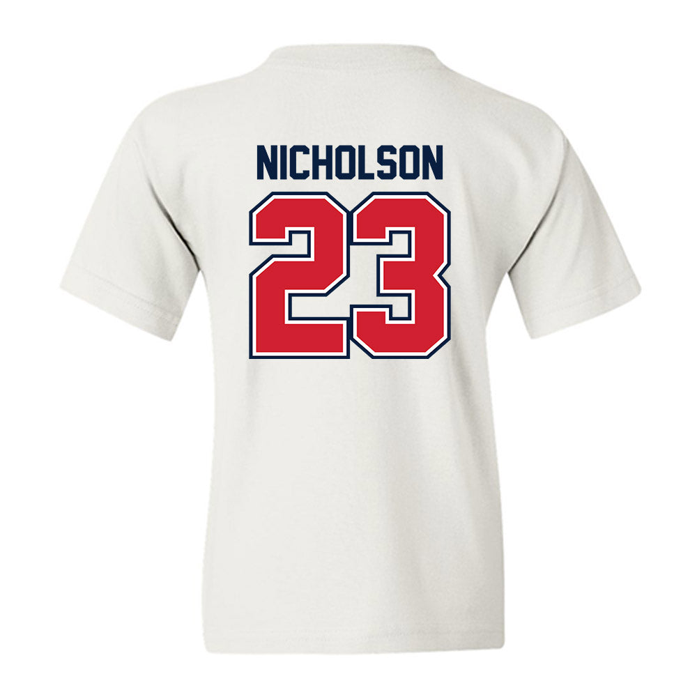 Robert Morris - NCAA Men's Ice Hockey : Zeke Nicholson - Classic Shersey Youth T-Shirt-1