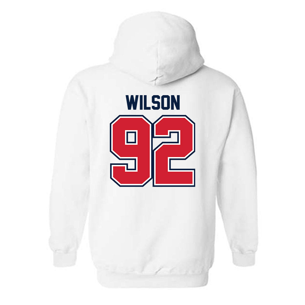 Robert Morris - NCAA Football : Asher Wilson - Classic Shersey Hooded Sweatshirt-1