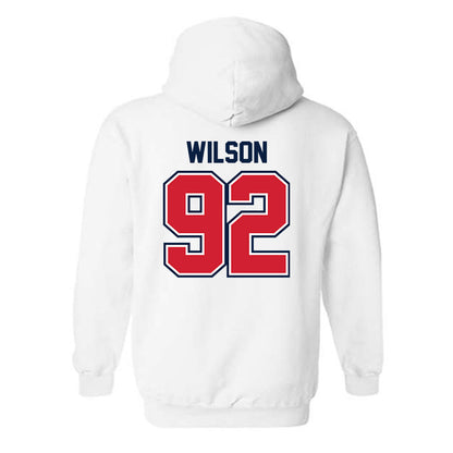 Robert Morris - NCAA Football : Asher Wilson - Classic Shersey Hooded Sweatshirt-1