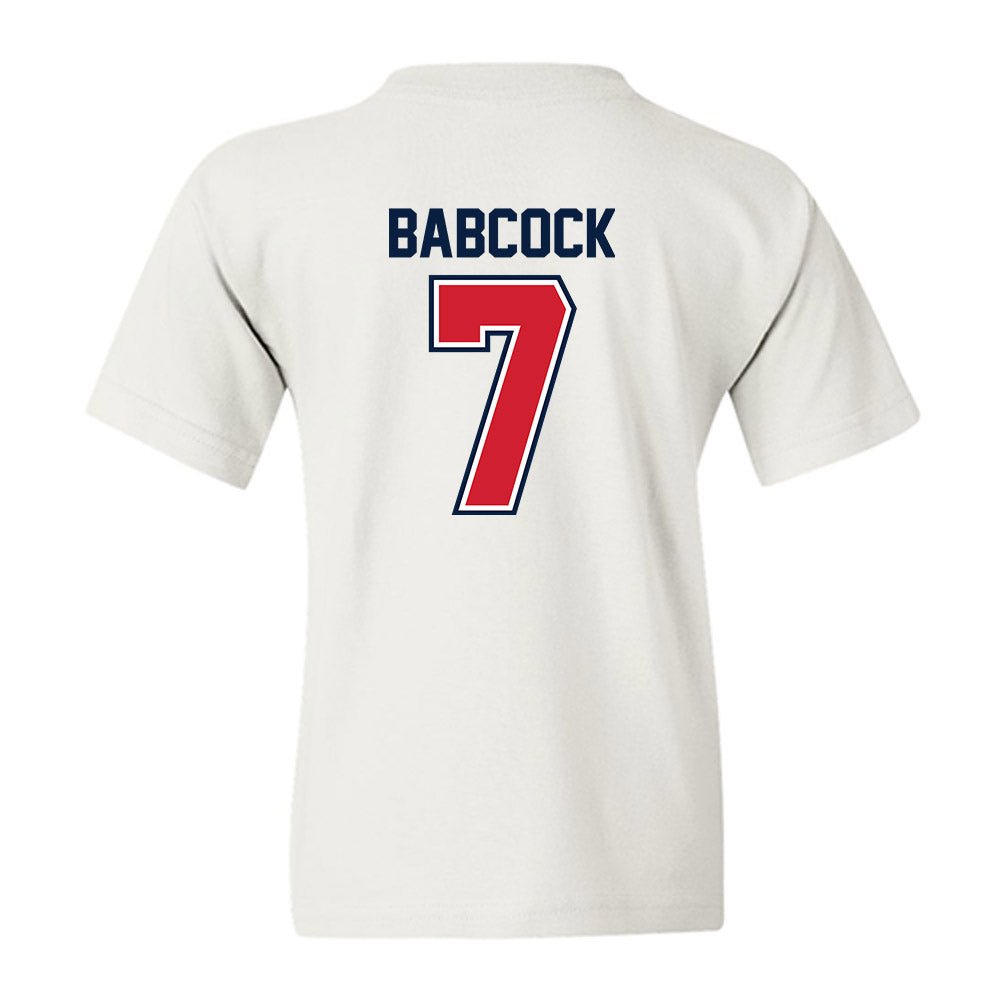 Robert Morris - NCAA Men's Ice Hockey : John Babcock - Classic Shersey Youth T-Shirt-1