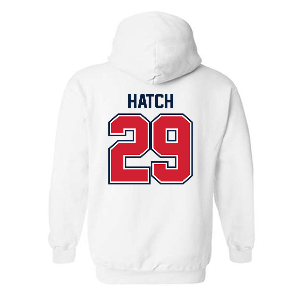 Robert Morris - NCAA Women's Ice Hockey : Maggie Hatch - Classic Shersey Hooded Sweatshirt-1