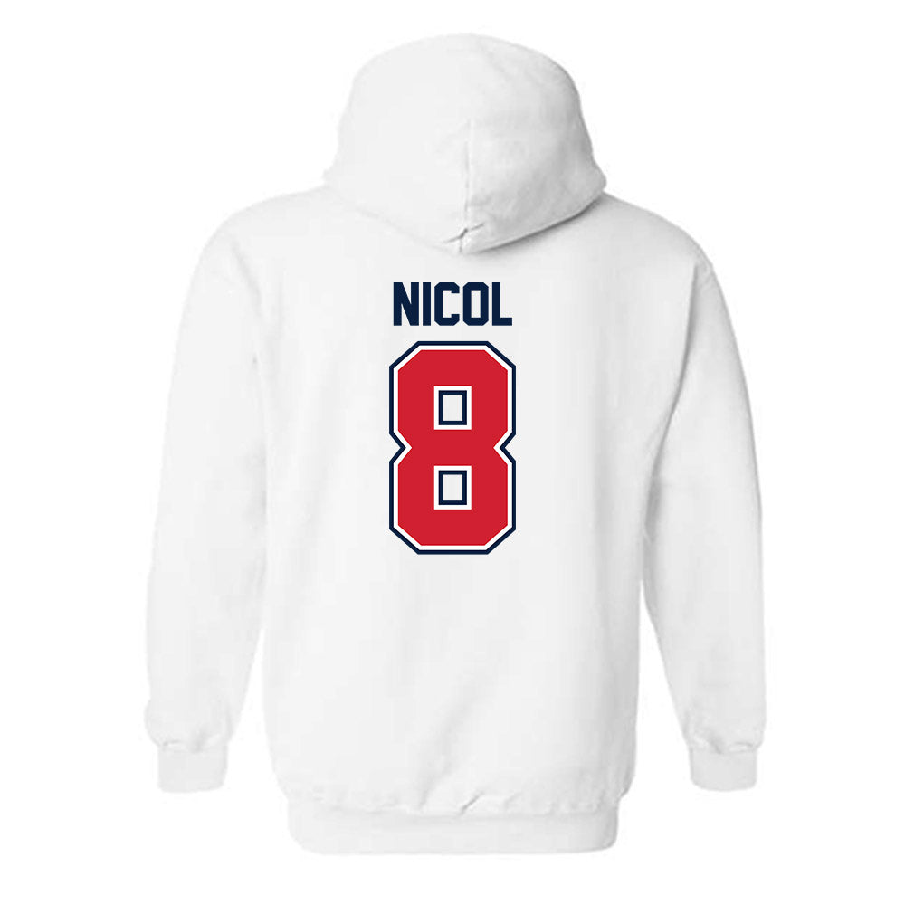 Robert Morris - NCAA Men's Soccer : Emeric Nicol - Classic Shersey Hooded Sweatshirt-1