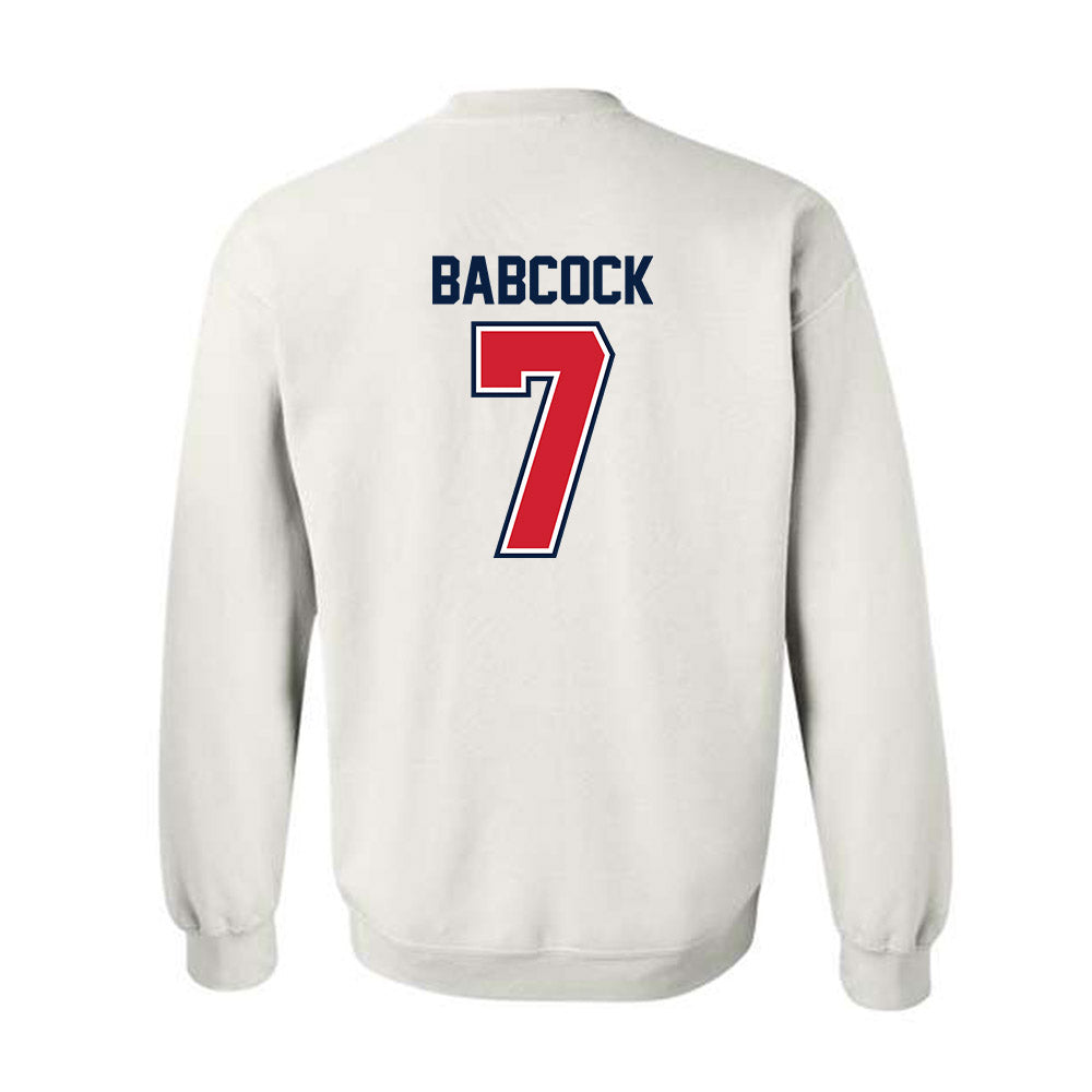 Robert Morris - NCAA Men's Ice Hockey : John Babcock - Classic Shersey Crewneck Sweatshirt-1