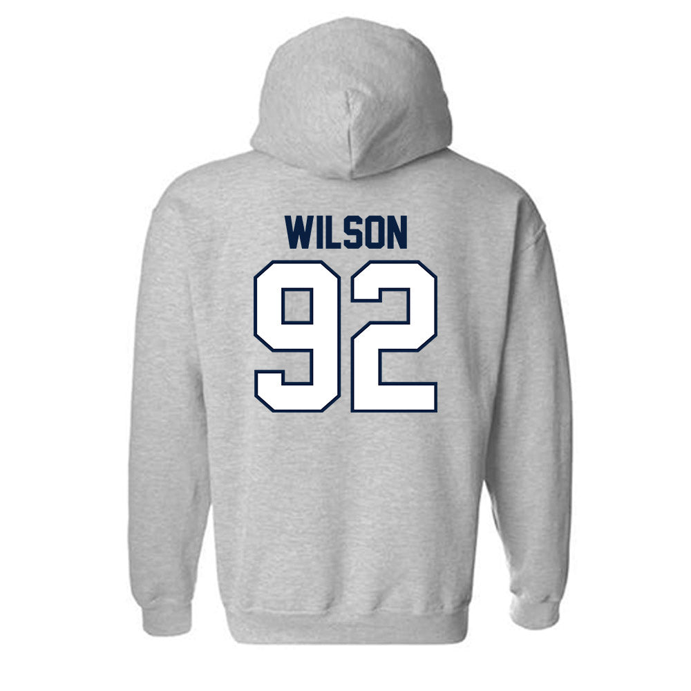 Robert Morris - NCAA Football : Asher Wilson - Classic Shersey Hooded Sweatshirt-1
