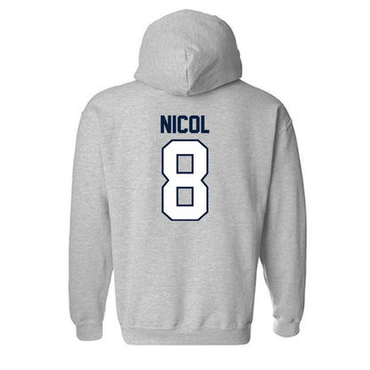 Robert Morris - NCAA Men's Soccer : Emeric Nicol - Classic Shersey Hooded Sweatshirt-1