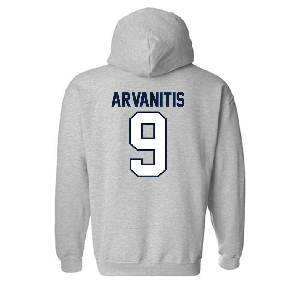 Robert Morris - NCAA Men's Basketball : Cyril Arvanitis - Classic Shersey Hooded Sweatshirt-1