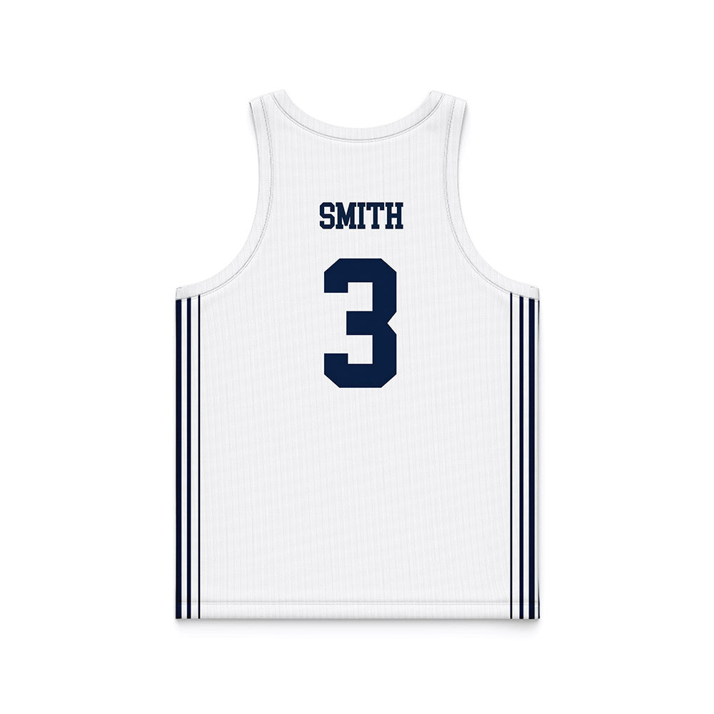 Robert Morris - NCAA Men's Basketball : Tazir Smith - White Basketball Jersey-1