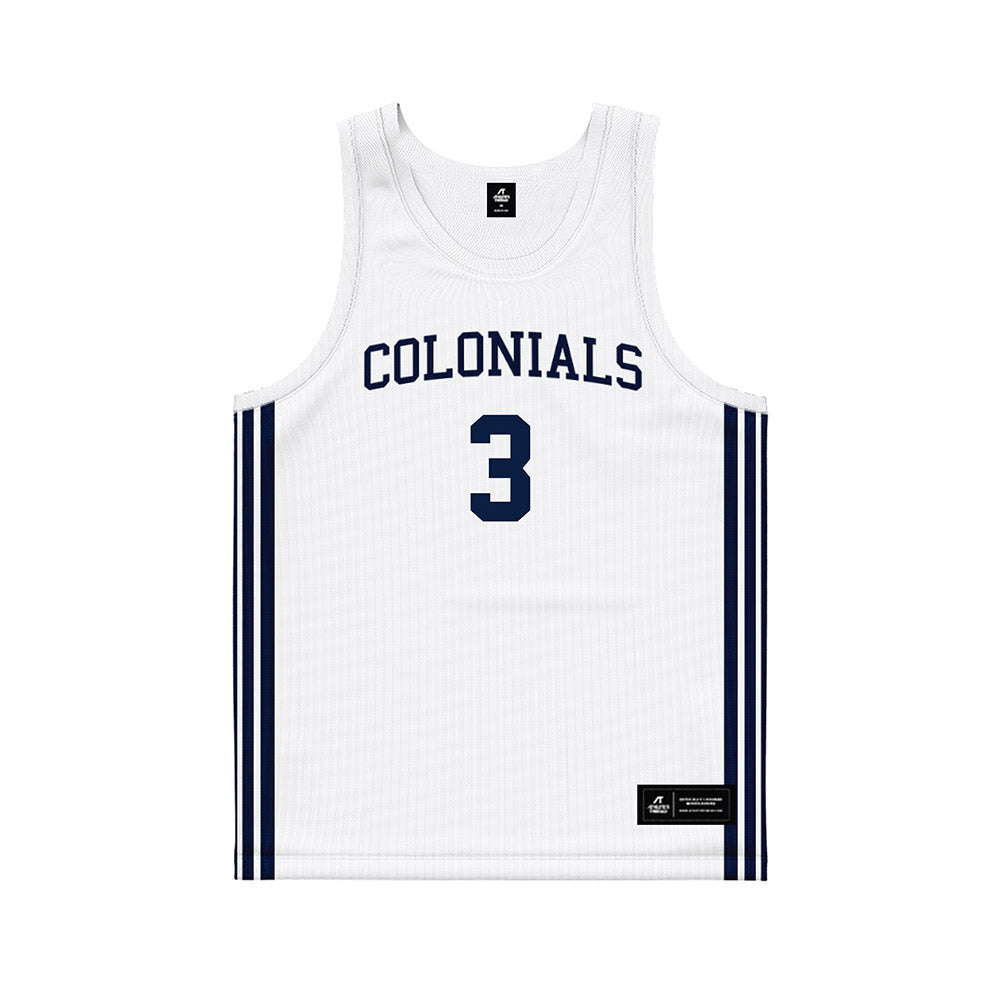 Robert Morris - NCAA Men's Basketball : Tazir Smith - White Basketball Jersey-0