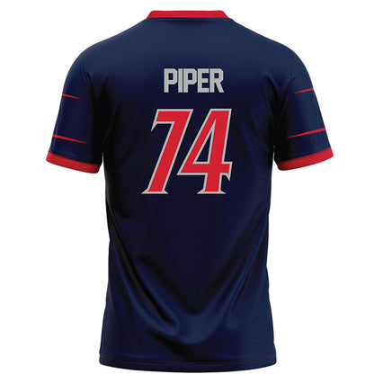 Robert Morris - NCAA Football : Riley Piper - Navy Football Jersey-1