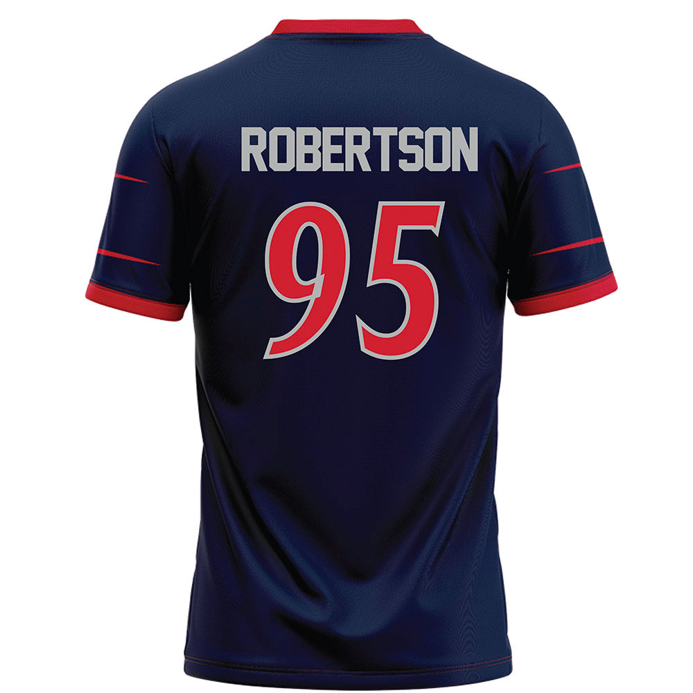 Robert Morris - NCAA Football : Bryan Robertson - Navy Football Jersey-1
