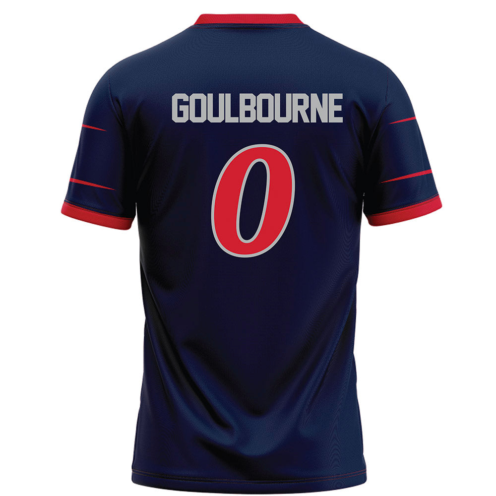 Robert Morris - NCAA Football : Xavier Goulbourne - Navy Football Jersey-1
