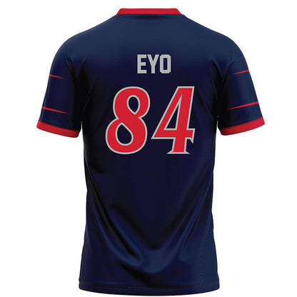 Robert Morris - NCAA Football : Domonic Eyo - Navy Football Jersey-1