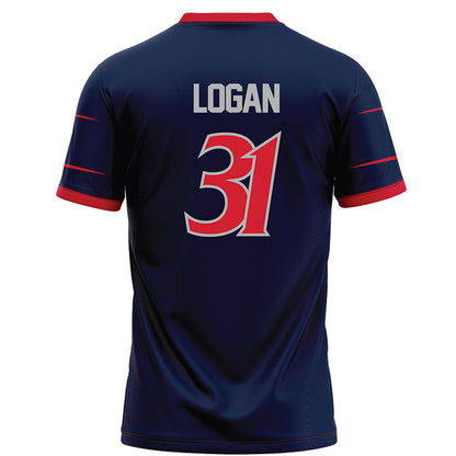Robert Morris - NCAA Football : Belal Logan - Navy Football Jersey-1
