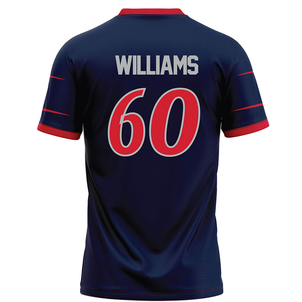 Robert Morris - NCAA Football : Jarvis Williams - Navy Football Jersey-1