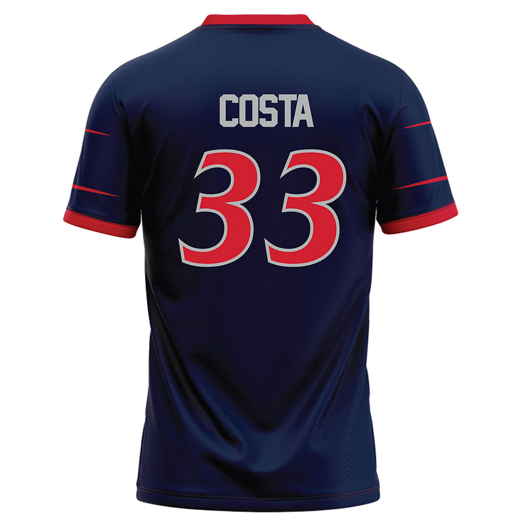 Robert Morris - NCAA Football : Bryson Costa - Navy Football Jersey-1