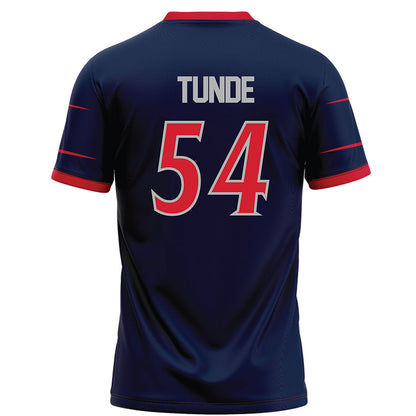 Robert Morris - NCAA Football : Toluwanimi Tunde - Navy Football Jersey-1