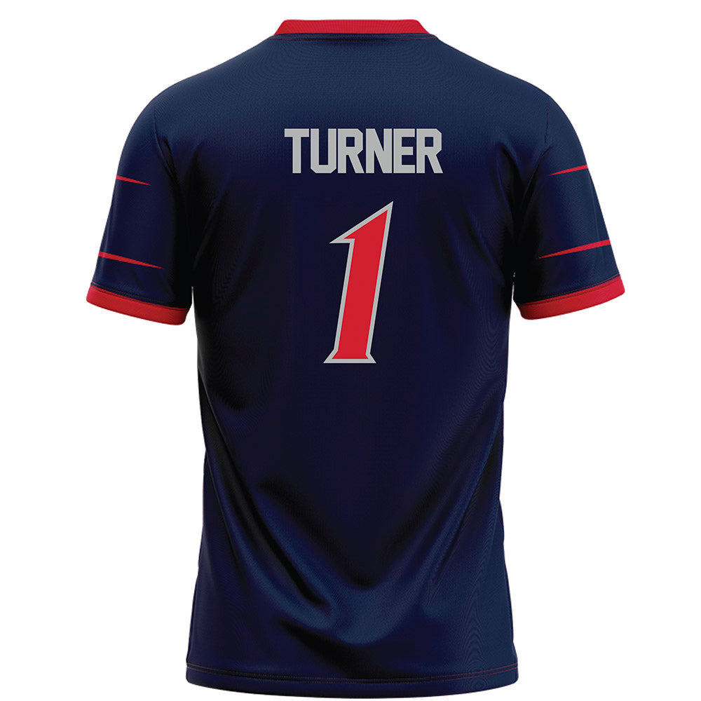 Robert Morris - NCAA Football : Myles Turner - Navy Football Jersey-1