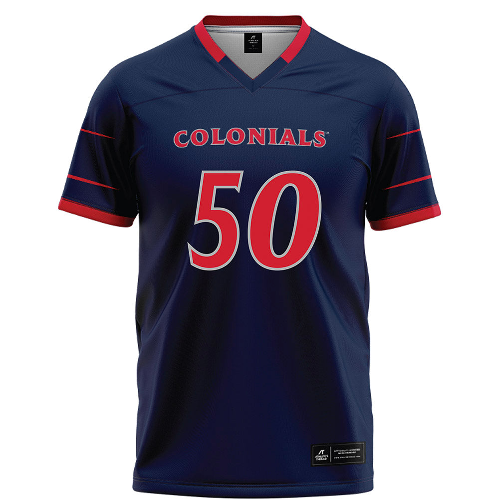 Robert Morris - NCAA Football : Josh Graeper - Navy Football Jersey-0