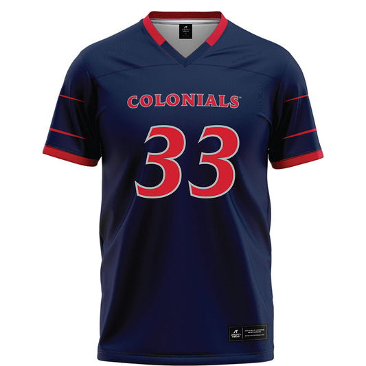 Robert Morris - NCAA Football : Bryson Costa - Navy Football Jersey-0