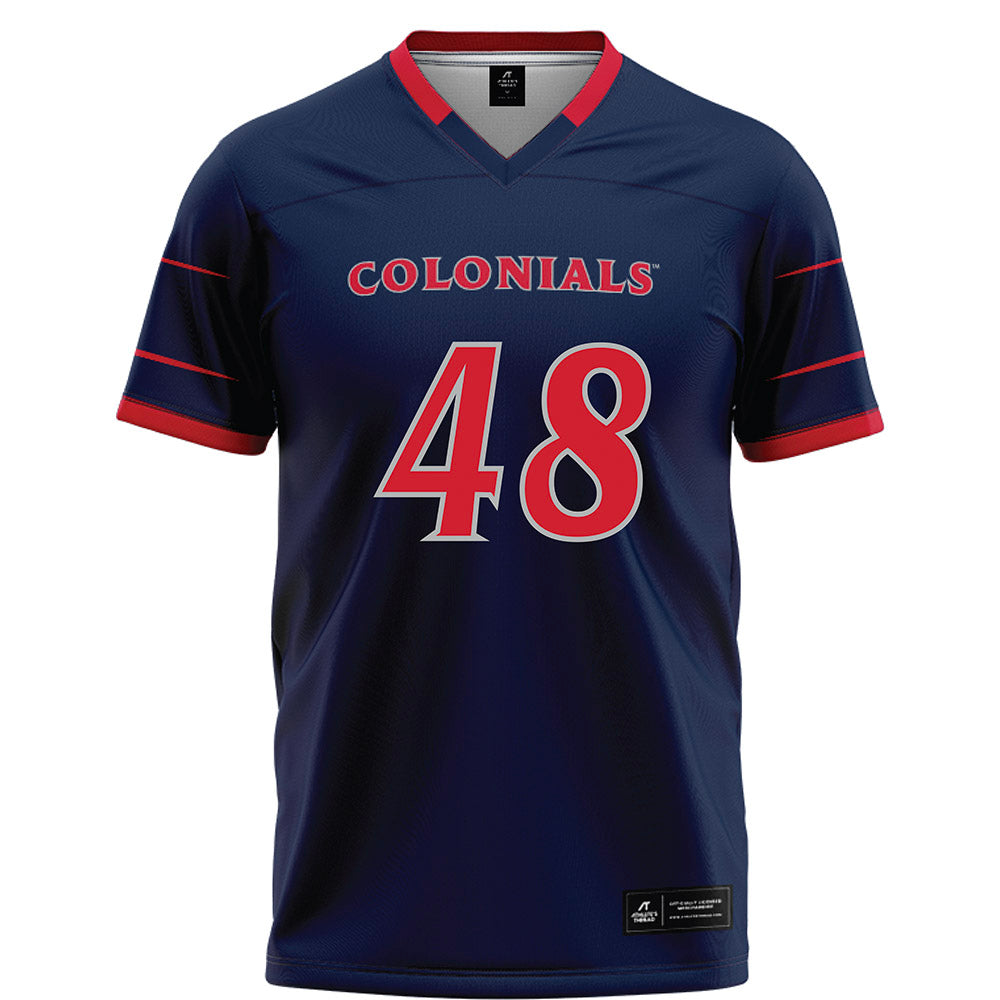 Robert Morris - NCAA Football : Alex Long - Navy Football Jersey
