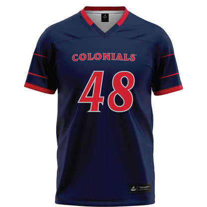Robert Morris - NCAA Football : Alex Long - Navy Football Jersey