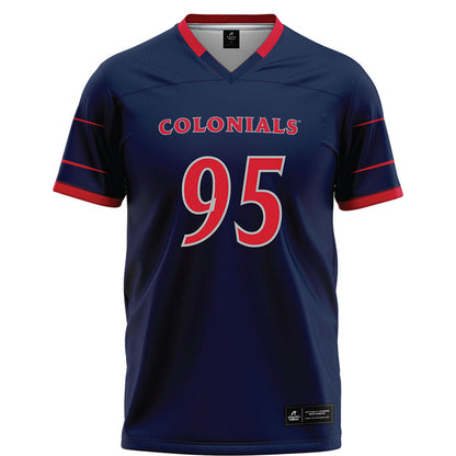 Robert Morris - NCAA Football : Bryan Robertson - Navy Football Jersey-0