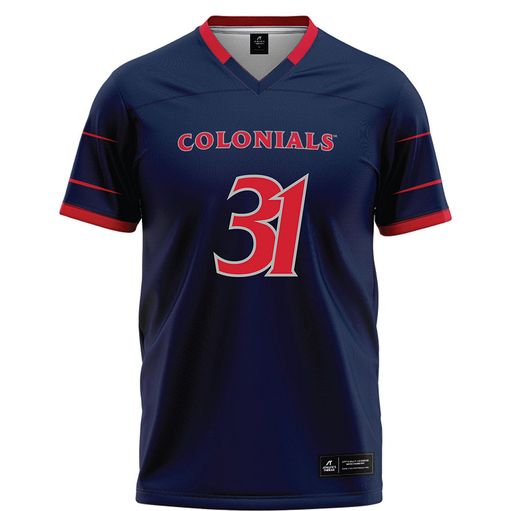 Robert Morris - NCAA Football : Belal Logan - Navy Football Jersey-0