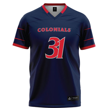Robert Morris - NCAA Football : Belal Logan - Navy Football Jersey-0