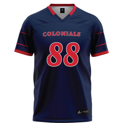 Robert Morris - NCAA Football : Finley Keller - Navy Football Jersey-0