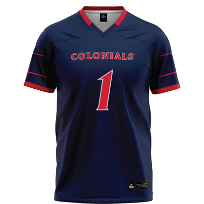 Robert Morris - NCAA Football : Myles Turner - Navy Football Jersey-0