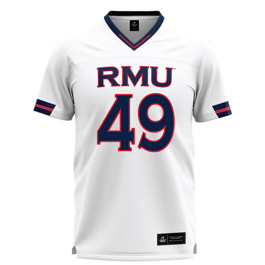 Robert Morris - NCAA Men's Lacrosse : Cristian Davis - White Lacrosse Jersey -0
