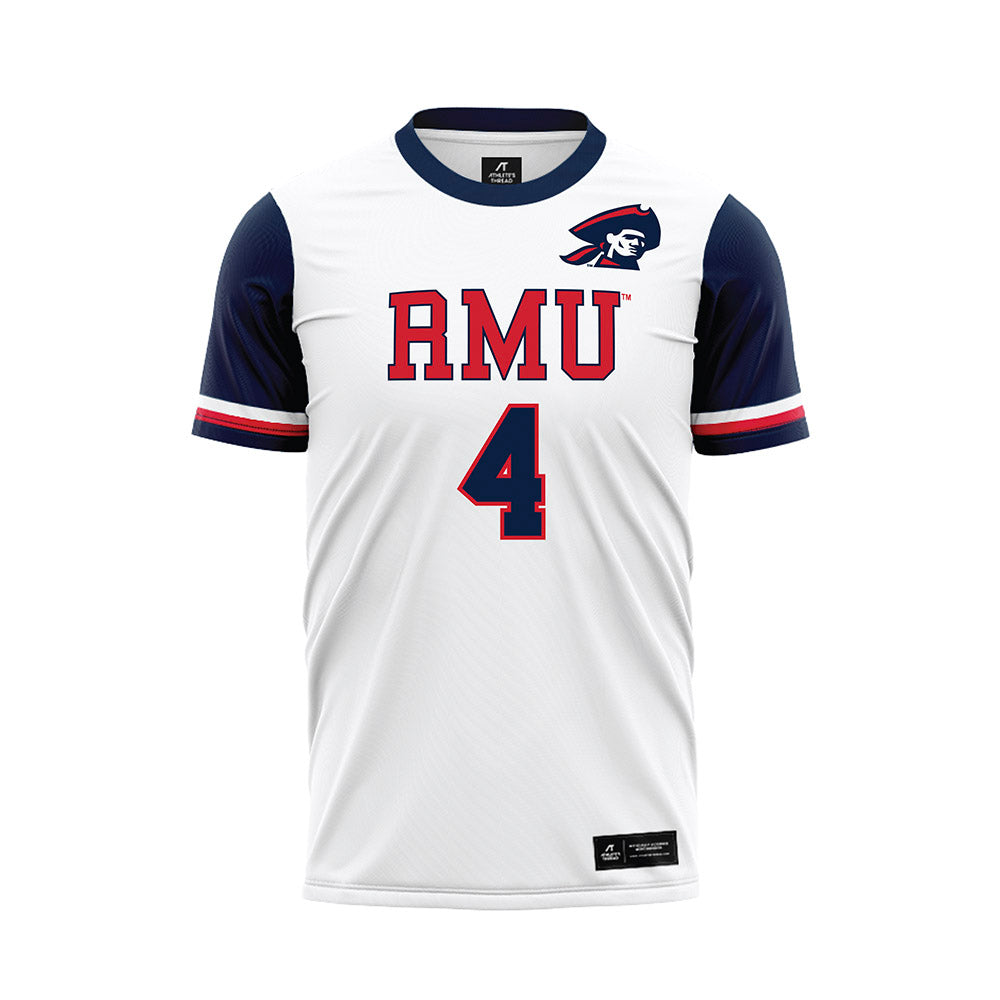 Robert Morris - NCAA Men's Soccer : Fabian Overkamp - White Soccer Jersey