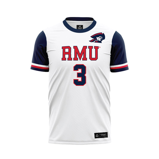 Robert Morris - NCAA Men's Soccer : Miguel Dominguez - White Soccer Jersey-0