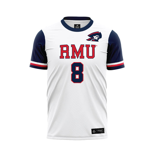 Robert Morris - NCAA Men's Soccer : Emeric Nicol - White Soccer Jersey-0