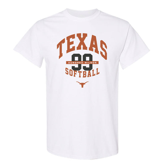Texas - NCAA Softball : Aundrea Wilson - Classic Fashion Shersey T-Shirt-0