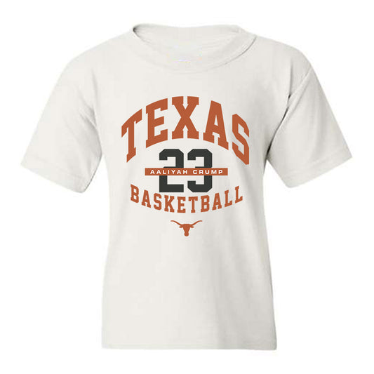 Texas - NCAA Women's Basketball : Aaliyah Crump - Classic Fashion Shersey Youth T-Shirt-0