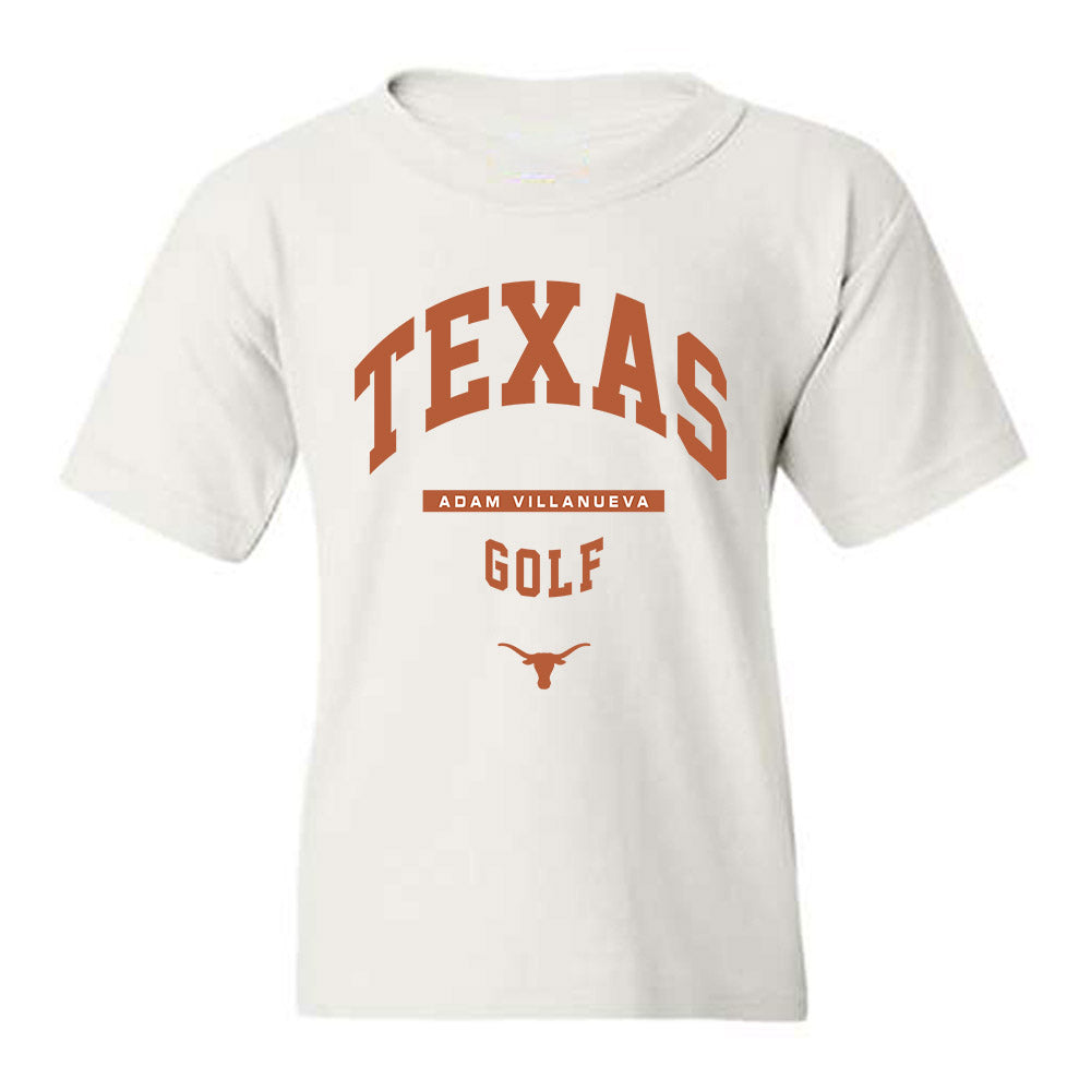 Texas - NCAA Men's Golf : Adam Villanueva - Classic Fashion Shersey Youth T-Shirt-0
