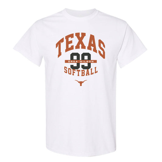 Texas - NCAA Softball : Drea Wilson - Classic Fashion Shersey T-Shirt-0