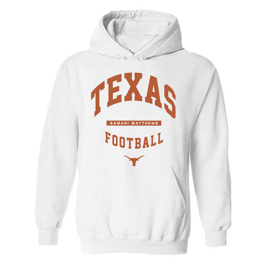 Texas - NCAA Football : Samari Matthews - Classic Fashion Shersey Hooded Sweatshirt-0