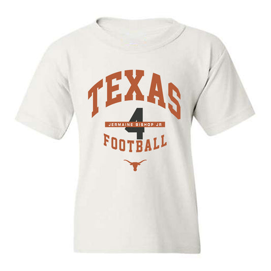 Texas - NCAA Football : Jermaine Bishop Jr - Classic Fashion Shersey Youth T-Shirt-0