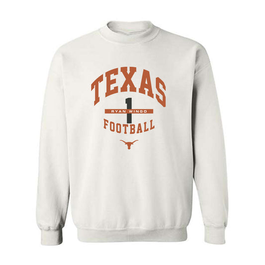 Texas - NCAA Football : Ryan Wingo - Classic Fashion Shersey Crewneck Sweatshirt-0